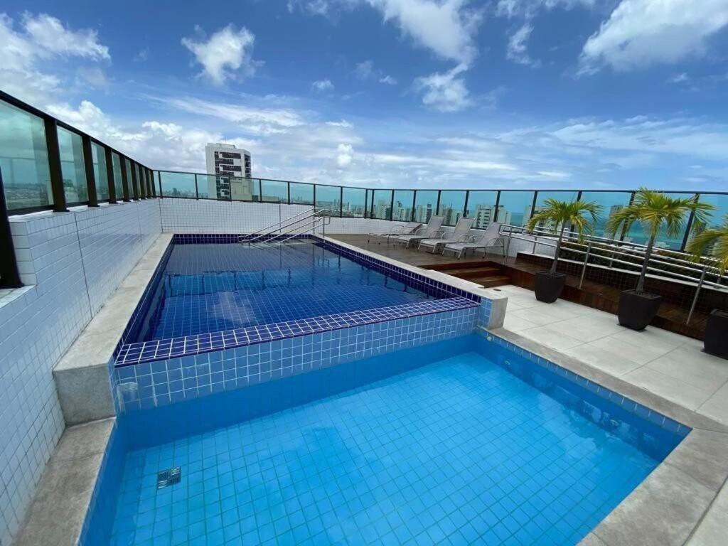 Sm 504 - Excelente Flat Funcional Padrao Beach Class Recife Buitenkant foto